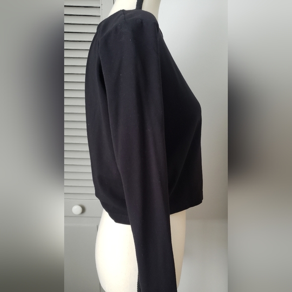 Long-sleeve shoulder-pad tee - Picture 3 of 5